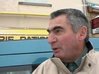 Un village des Combrailles sous la neige