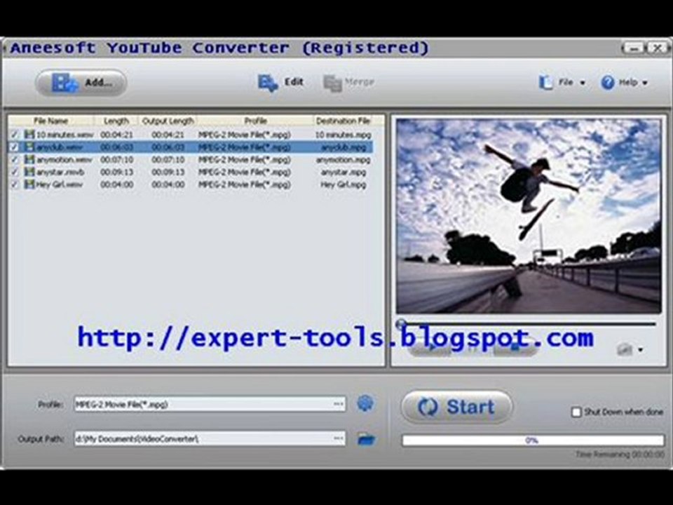 Aneesoft Youube Converter version 2.4.2525