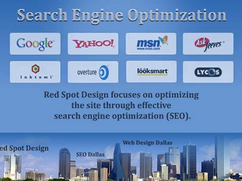 Dallas web design and  Search Engine Optimization