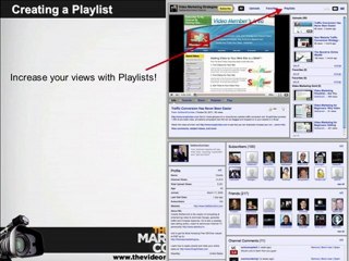 YouTube Video Marketing Tips - Playlist Secrets