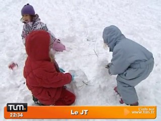 Le Parc de la Tête d'Or vêtu de blanc (Lyon)