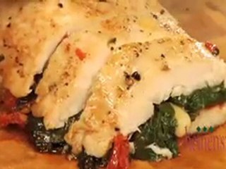 Spinach and Pine Nut Stuffed Chicken