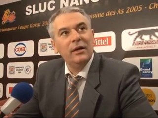 Interviews d'aprés match Nancy Eurochallenge