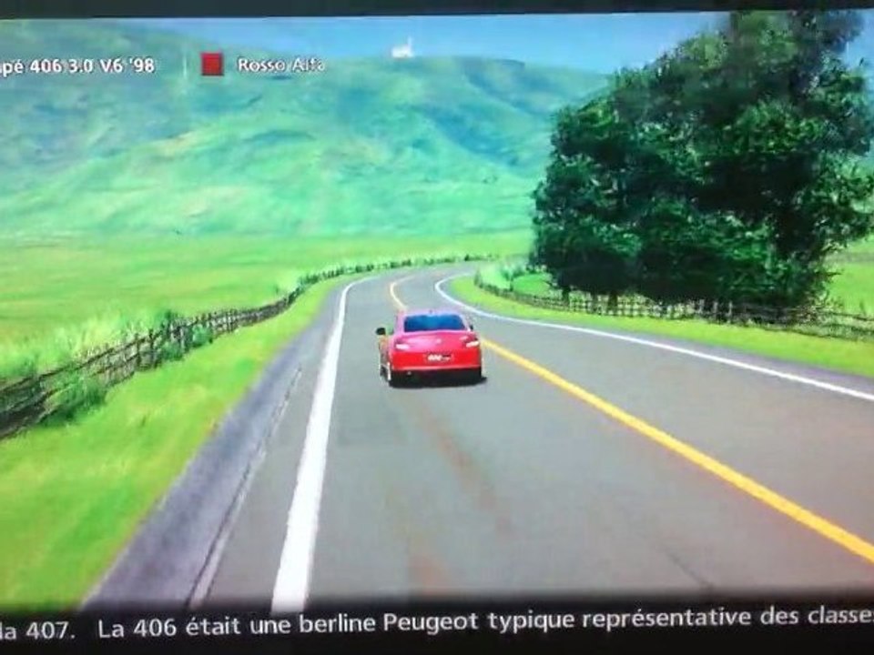 Démo 406 coupé V6 - Gran turismo5