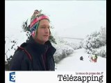 Télézapping  : C'est dans l'Ouest qu'il neige le plus fort