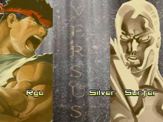 Marvel Vs Capcom Ryu VS Le Surfer d`Argent