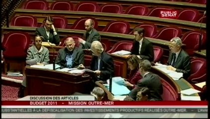 SEANCE,Projet de loi de finance 2011 - Outre-Mer