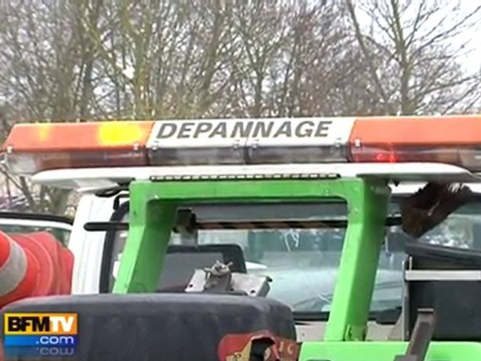 Neige : les voitures abandonnées à la fourrière