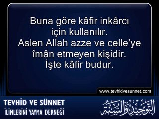 Kafir ile Müşrik Arasındaki Fark Nedir?