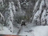 Monique Chaverot 4x4 Suzuki Vitara Rando sur neige en forêt magnifique en 2010