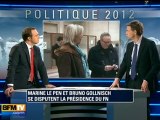 Marine Le Pen et Bruno Gollnish se disputent la présidence du FN