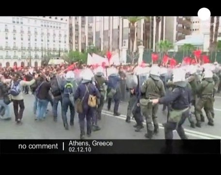 University students protest over education... - no comment