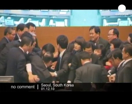 Fight in South Korean council - no comment