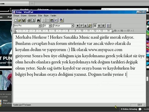 Sanalika Music Giriş Videosu