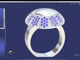diseño de joyeria castmay.5 anillo oro blanco con brillantes