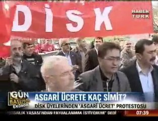 disk asgari ücret eylemi 2010