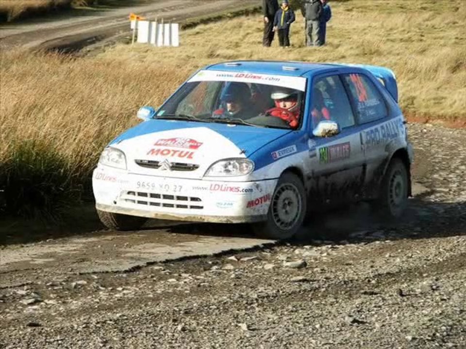 Julien Fouques and Bryan Hull National Rally GB 2010