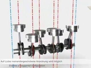 Horex - Animation technique du moteur VR6