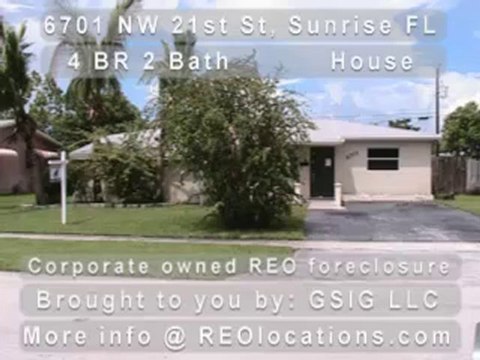 Video Walkthrough of 6701 NW 21st St, Sunrise FL for ...