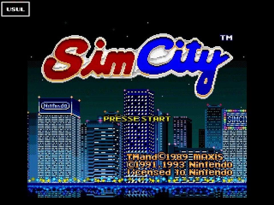 Sim City (snes) TEST