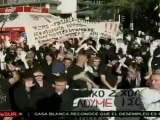 Grecia: estudiantes marchan contra recortes