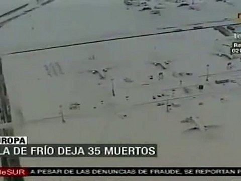 Ola de frío en Europa deja 35 muertos