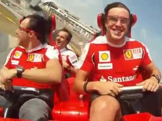 Grand Huit Ferrari - Alonso Essaie