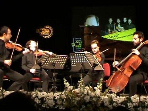 Borusan Quartet Antalya Piyano Festivali'nde