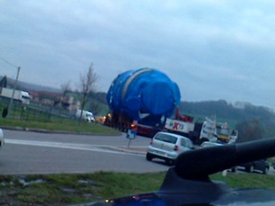 Passage du convoi à Moyenvic pour les salines de Varangevill