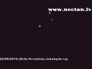 Triangle Formation Hovering Over Latvia