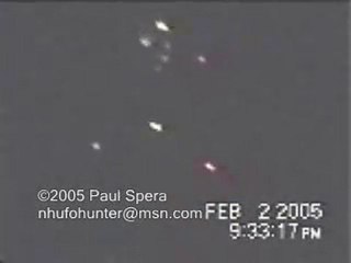 UFO Footage By Paul Spera On Febuary 2nd 2005
