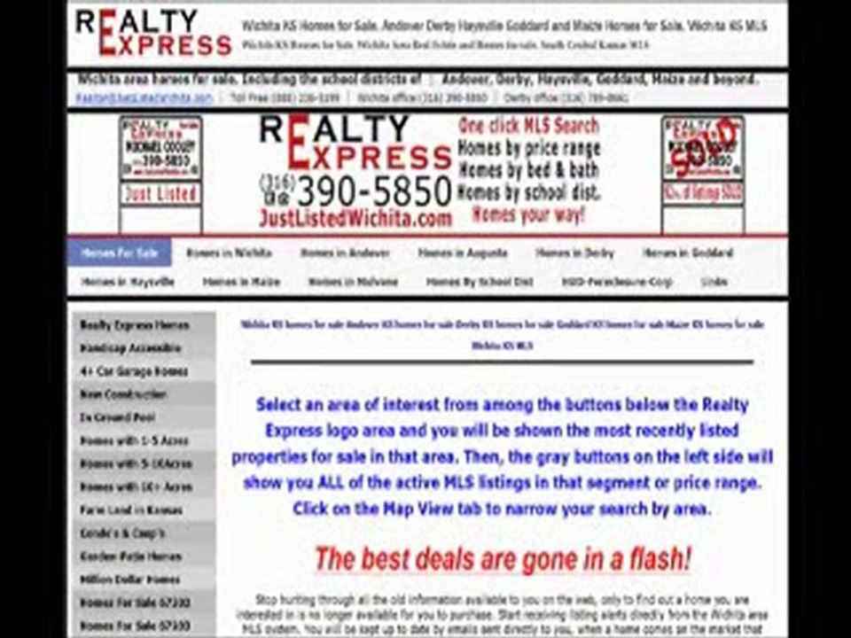 Homes for sale Wichita KS Area real estate for sale