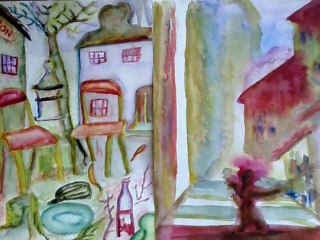 delle cime Rodinsc'art  dele cello aquarelle'art