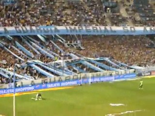 Encouragement des supporters pendant le premier temps
