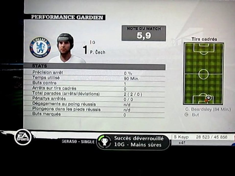 FIFA 11 - Succès [Mains sûres]