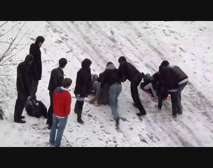 vie étudiante Les Isenniens sous la neige 2