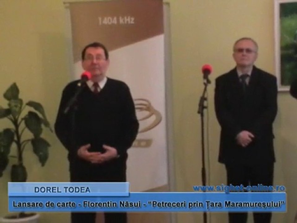 Dorel Todea - lansare carte Florentin Nasui