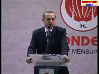 Başbakan İmam Hatipliler Kurultayı’nda esti gürledi