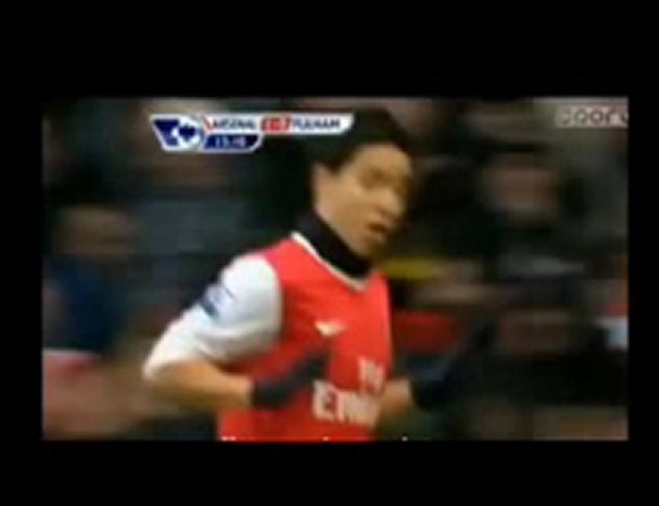 Buts Samir Nasri 04 décembre 2010 Arsenal vs Fulham 2-1