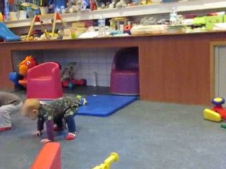Fran haar eerste stapjes