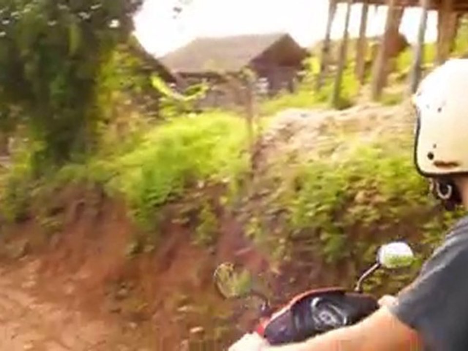 Scooter, chemin rouge