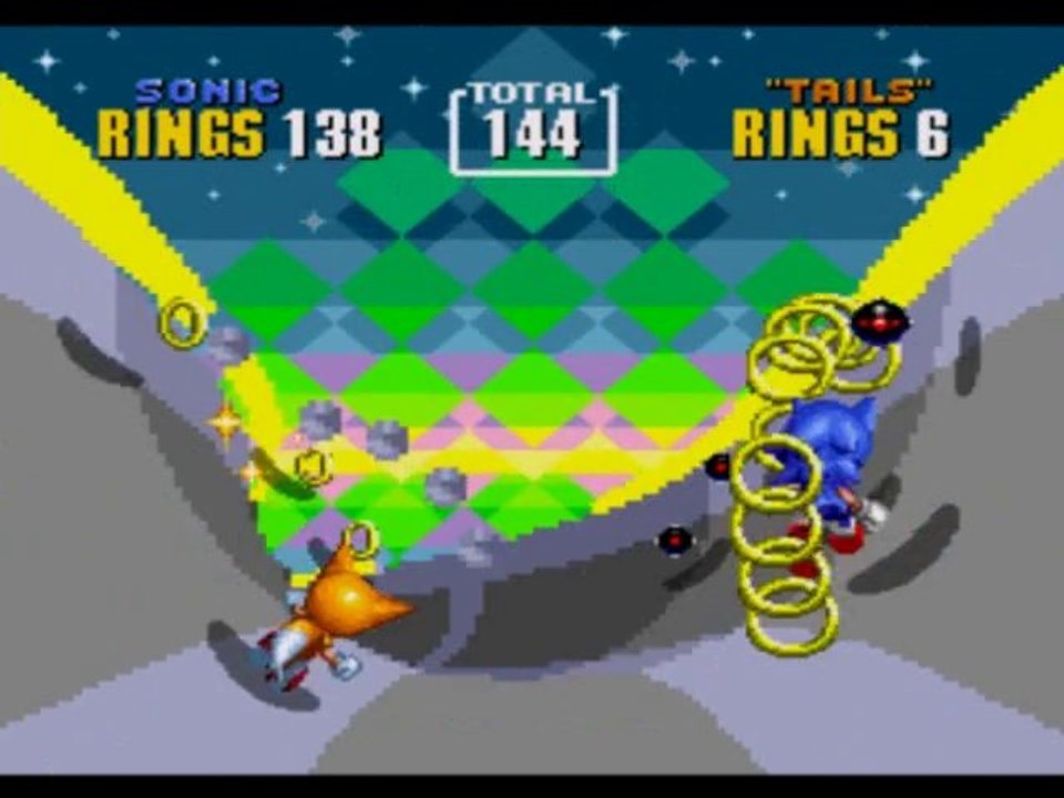 Sonic the hedgehog 2 4) Le bonus stage de l'enfer.