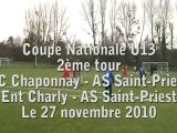 2ème tour de la Coupe Nationale des U13 à Chaponnay 27-11-20
