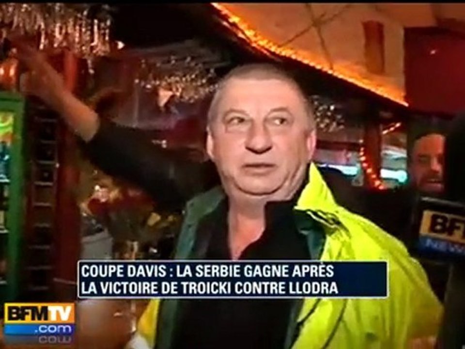Coupe Davis : les Serbes fêtent leur victoire