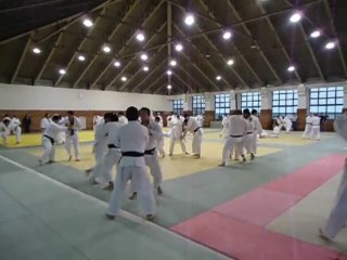 Randori à l'université de Tenri 2010