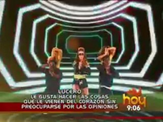 LUCERO desmiente rumores de política (Hoy)