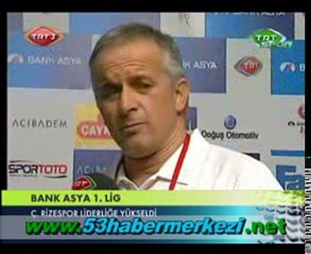 Çaykur Rizespor - Adanaspor Maç Sonrası Açıklamalar