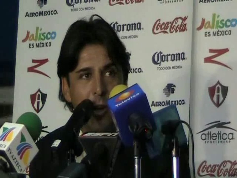 Mediotiempo.com - Guillermo Rivarola. Reacciones. Atlas vs. Pachuca. 29 de octubre 2009.
