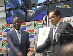 Medio Tiempo.com - Mphakama Mbete, embajador de Sudáfrica