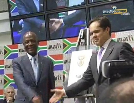 Medio Tiempo.com - Mphakama Mbete, embajador de Sudáfrica